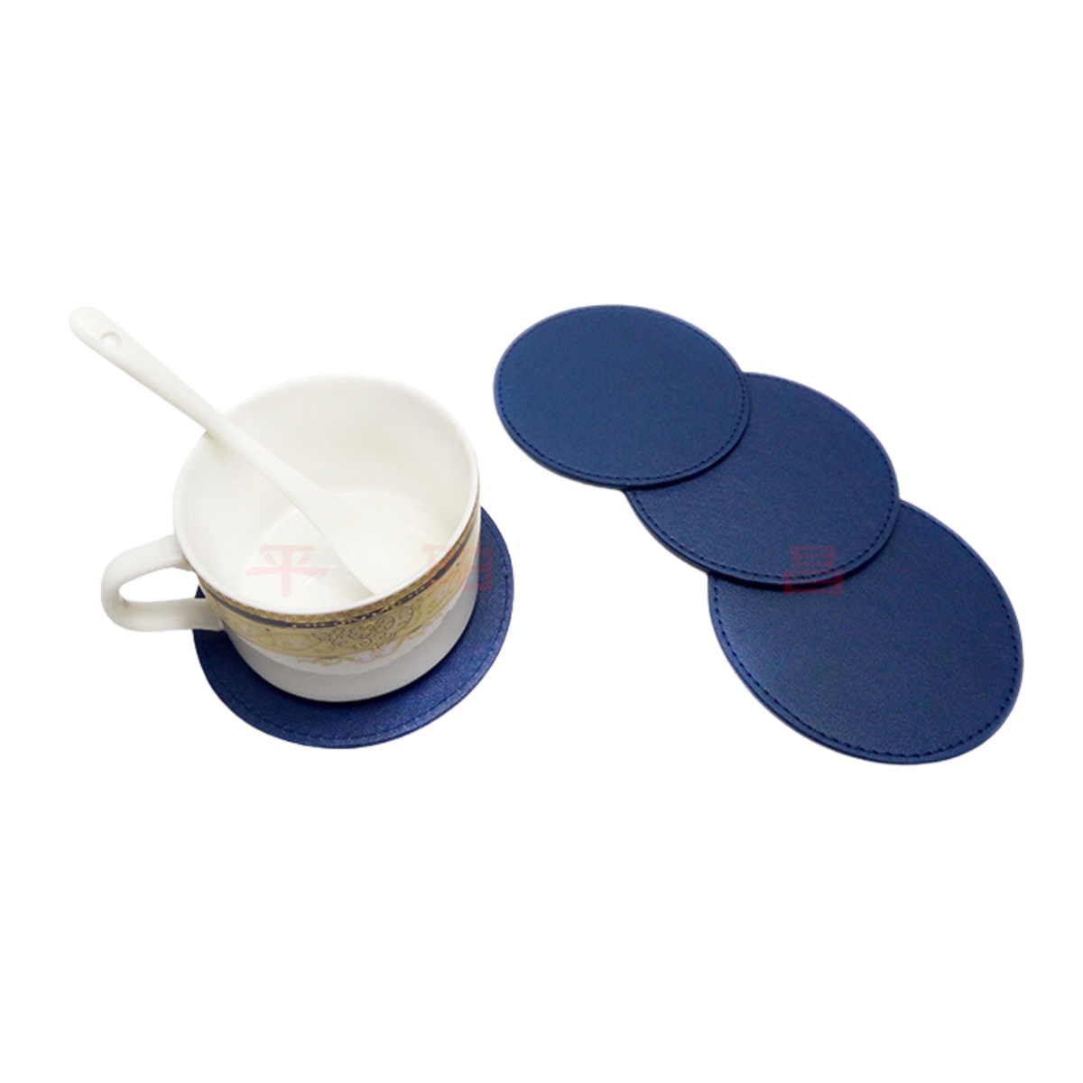 Round Leather Coasters (Deliver in 4-6 weeks)