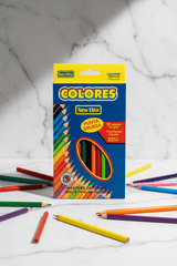 12 pack of 12 Premium Colored Pencils set (1 Fluorescent )ƒ?? Grade A