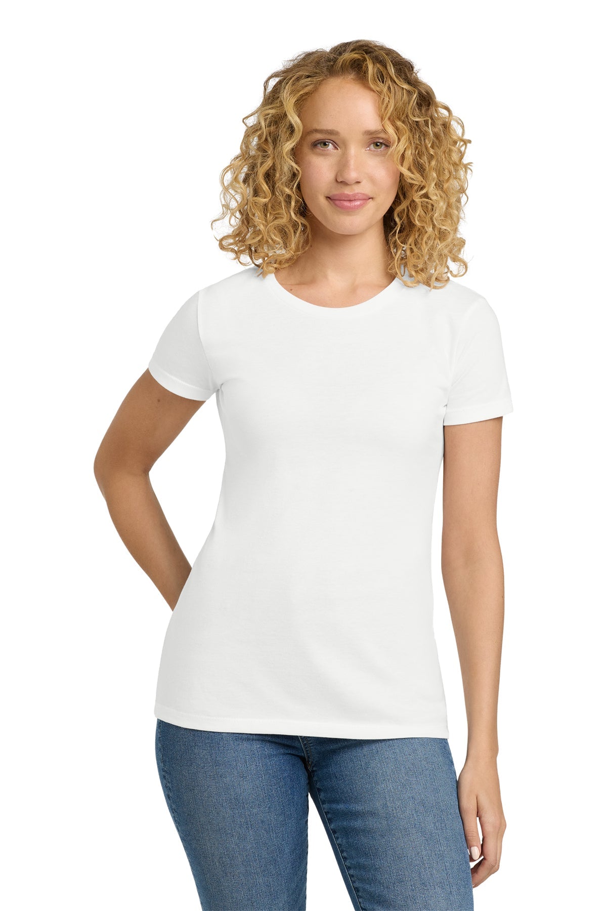 NL6610 - Next Level Apparel Womenƒ??s CVC Tee.