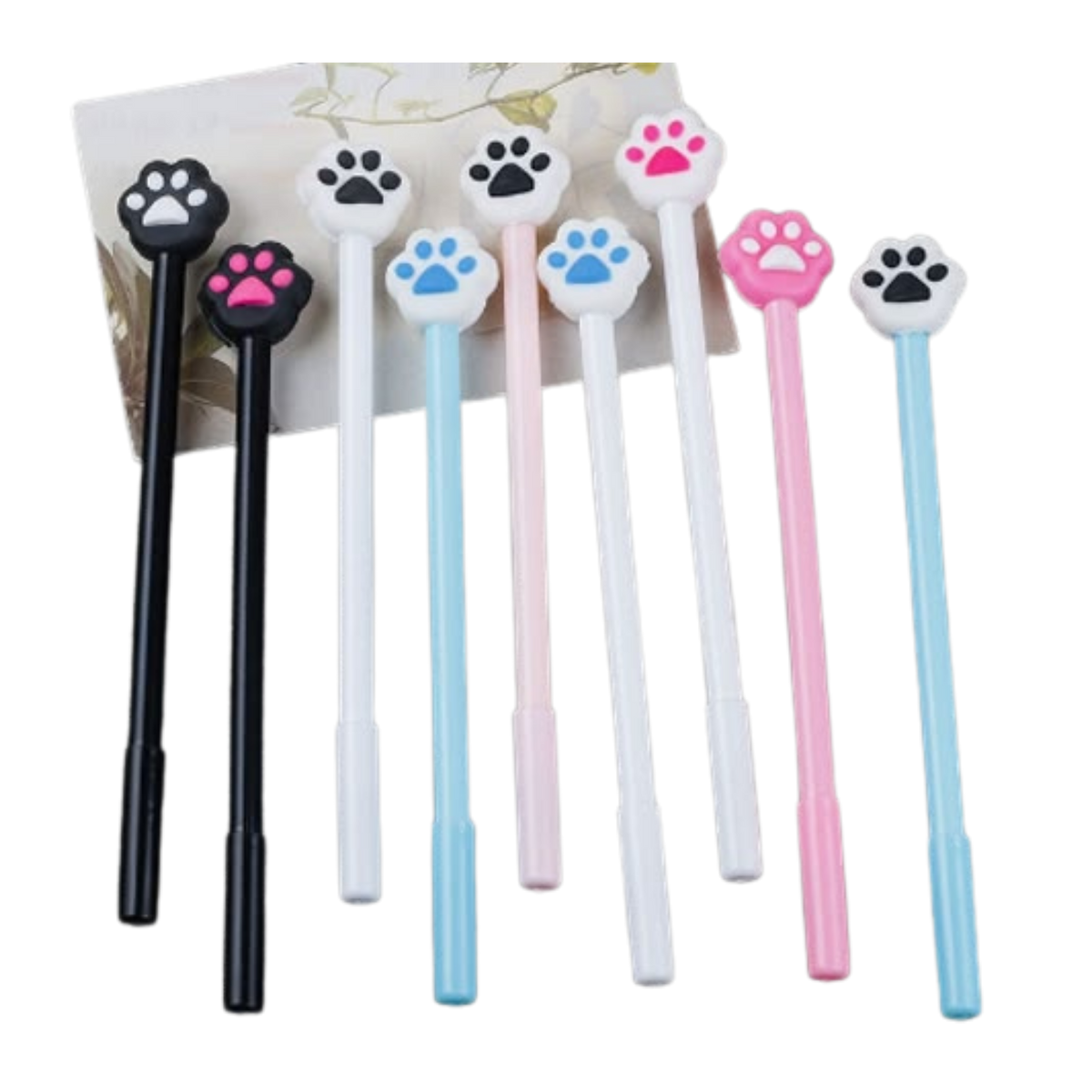 Cute Cartoon Paw Design Gel Ink Pen