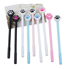 Cute Cartoon Paw Design Gel Ink Pen