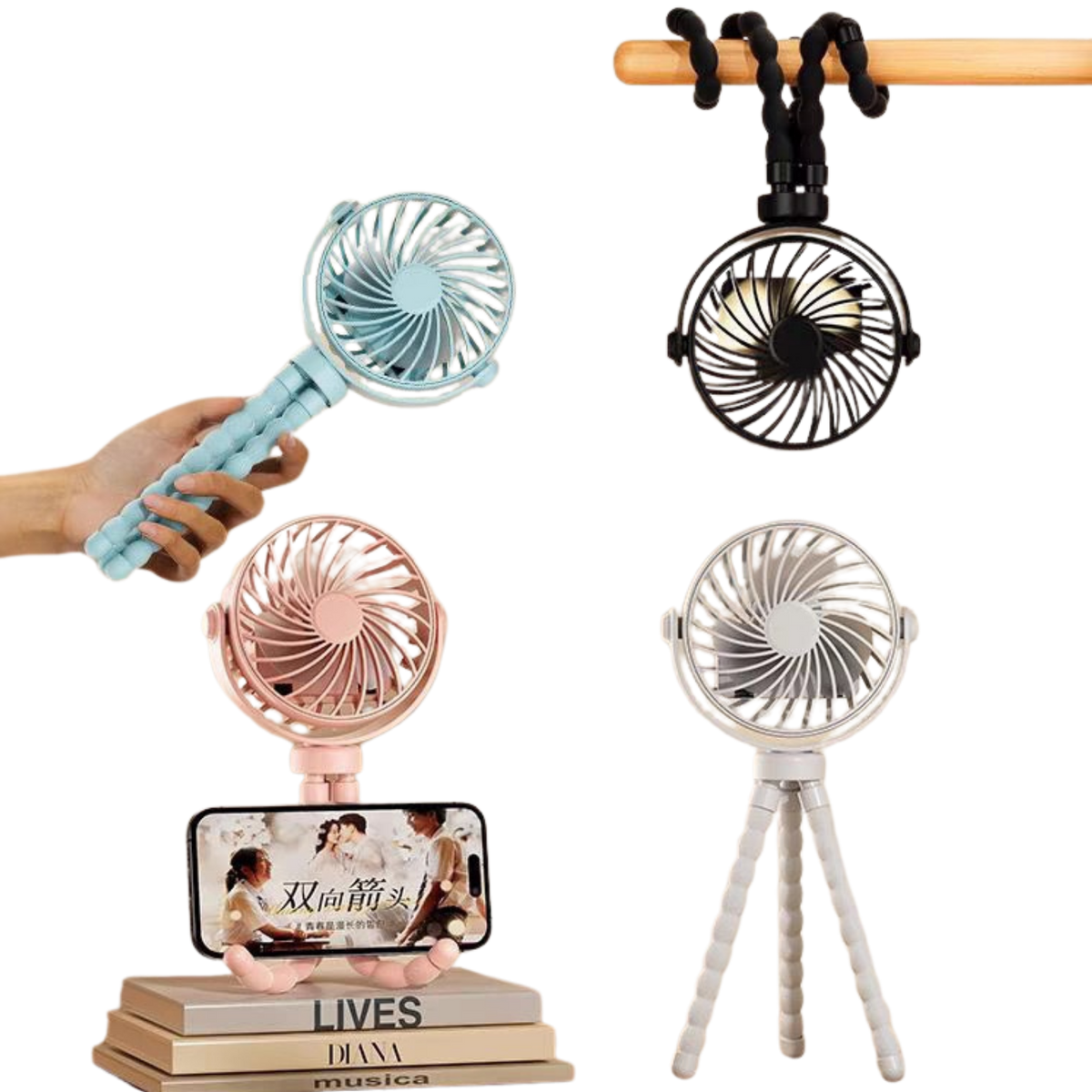 Multi-angle Adjustable Mini Fan (Deliver in 4-6 weeks)