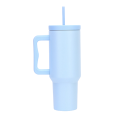 Outdoor Thermos Cup w/ Straw and Handle (Deliver In 4-6 weeks)