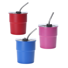 Insulated Portable Cup w/ Straw (Deliver In 4-6 weeks)