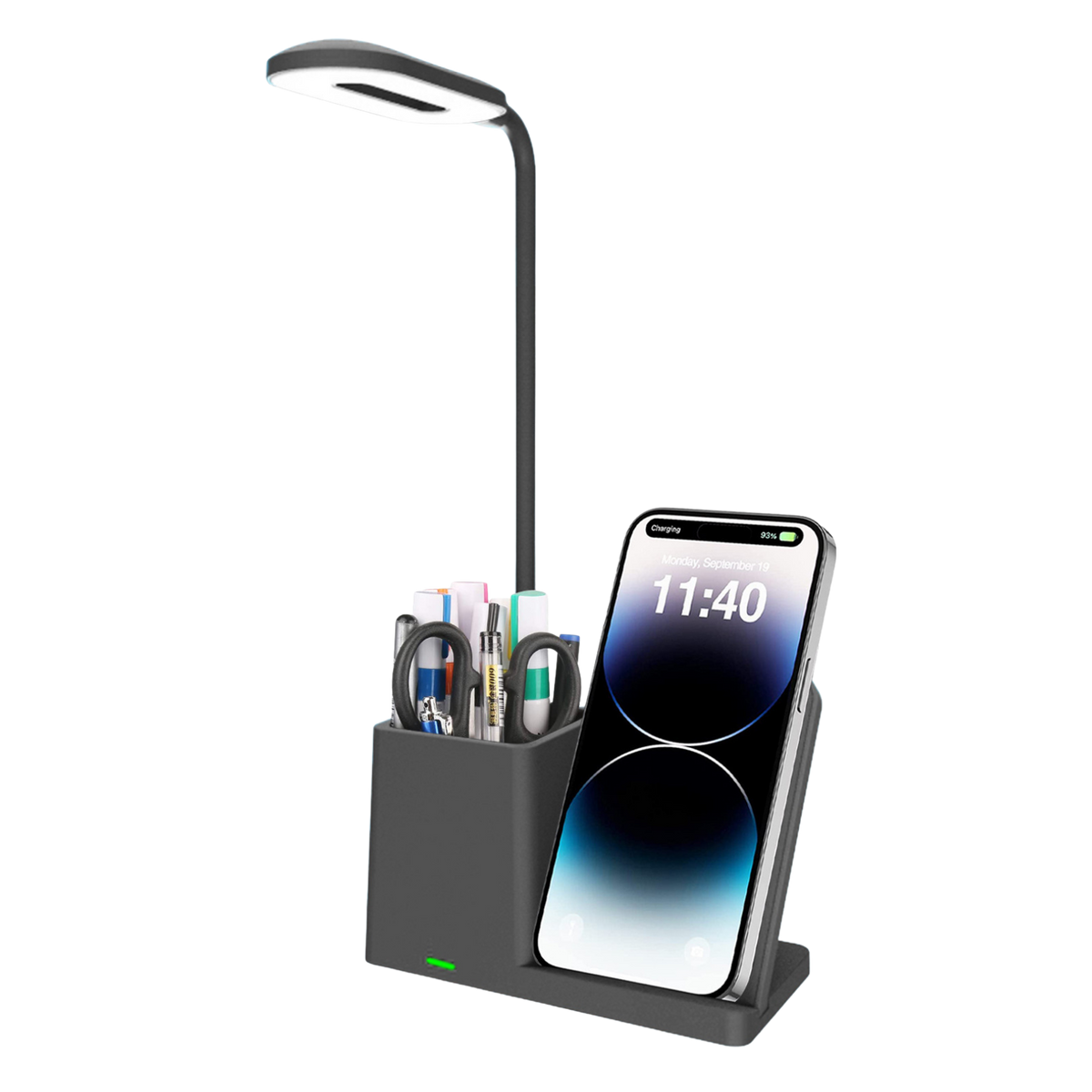 Wireless Charging Desk Lamp w/ Pen Holder (Deliver in 4-6 weeks)