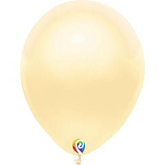 Funsational Pearl Ivory Latex Party Balloons 12" (12 PACK)