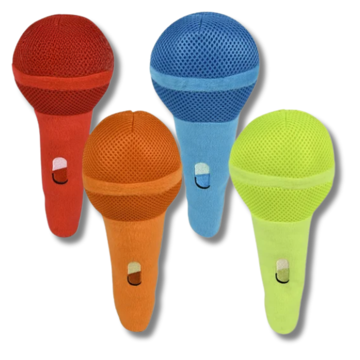 Soft Plush Stuffed Microphone Toy In Bulk - Assorted