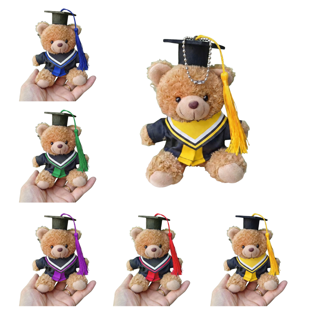 12cm Graduation Bear Keychain (Deliver in 4-6 weeks)