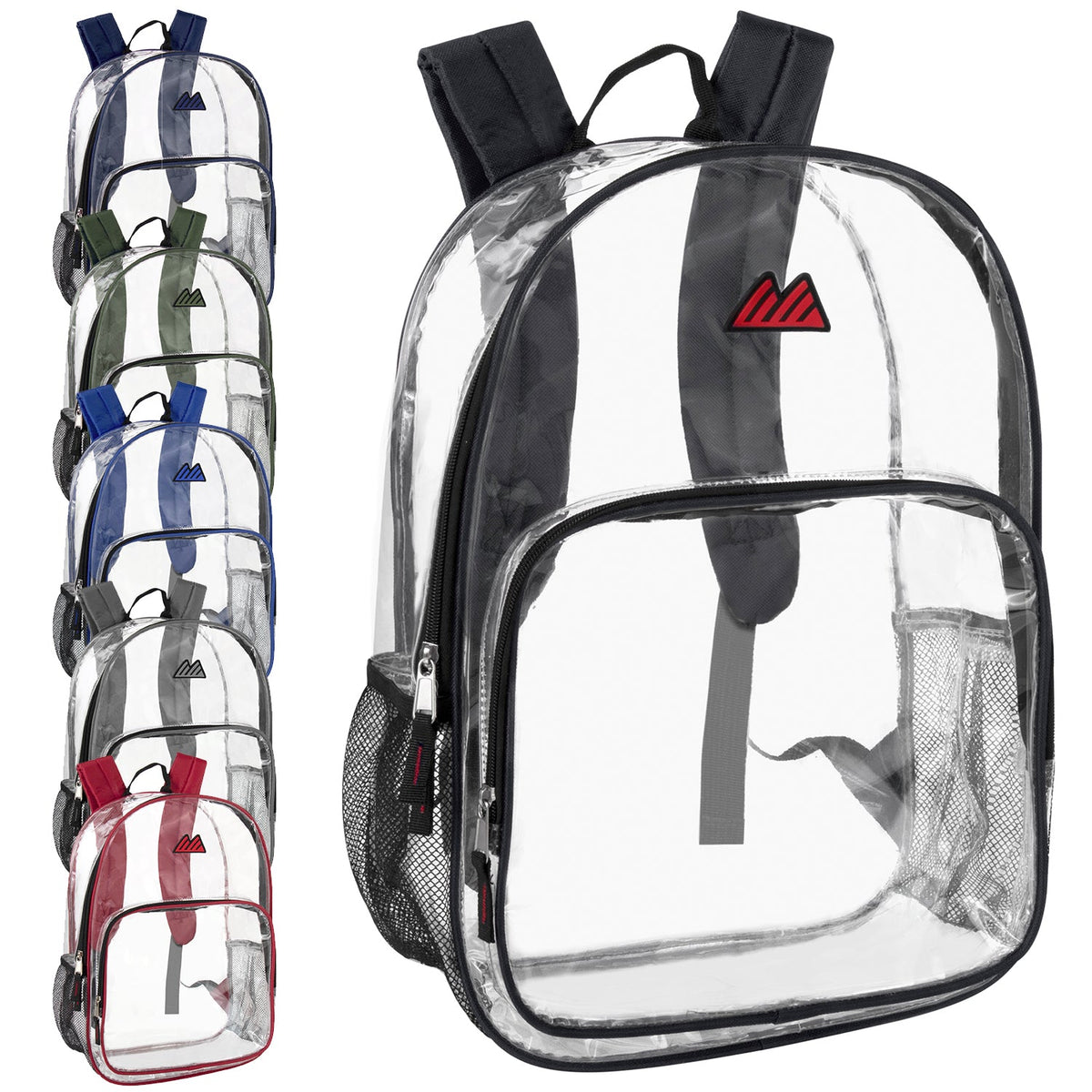 17-Inch Bulk Trailmaker Clear Backpack