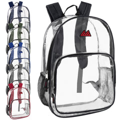 17-Inch Bulk Trailmaker Clear Backpack