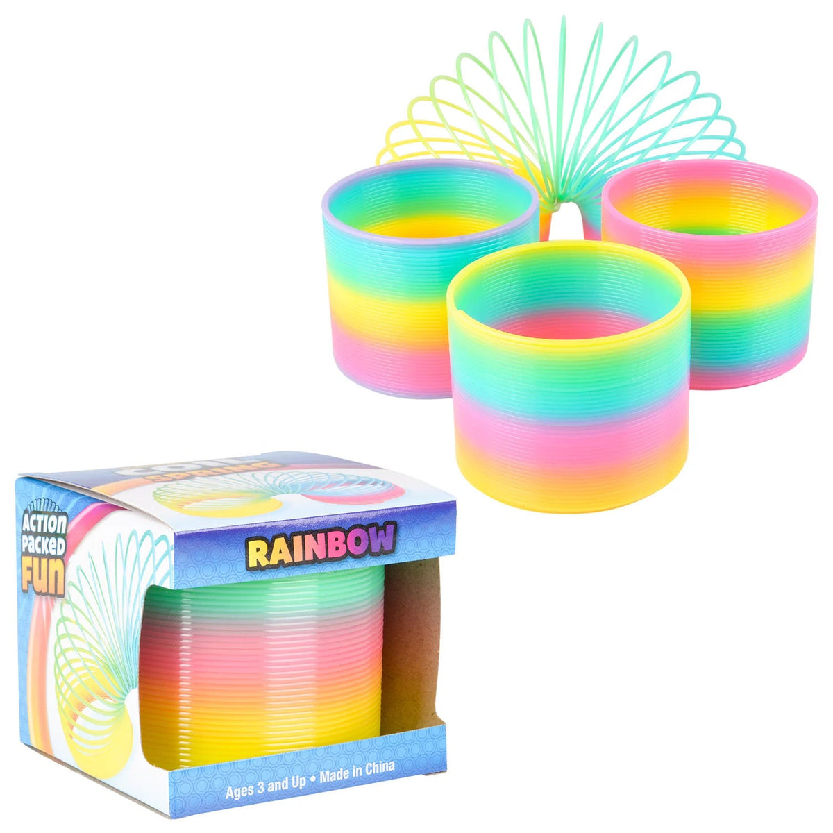 Neon Rainbow Spring Assortment 3" (DZ)