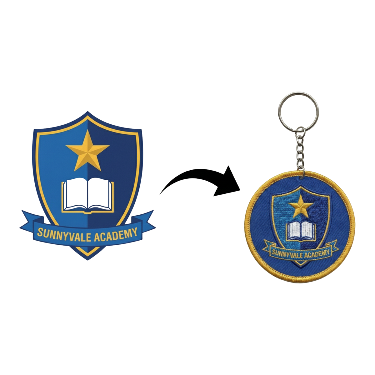 Embroidery Keychain (Deliver in 4-6 weeks)
