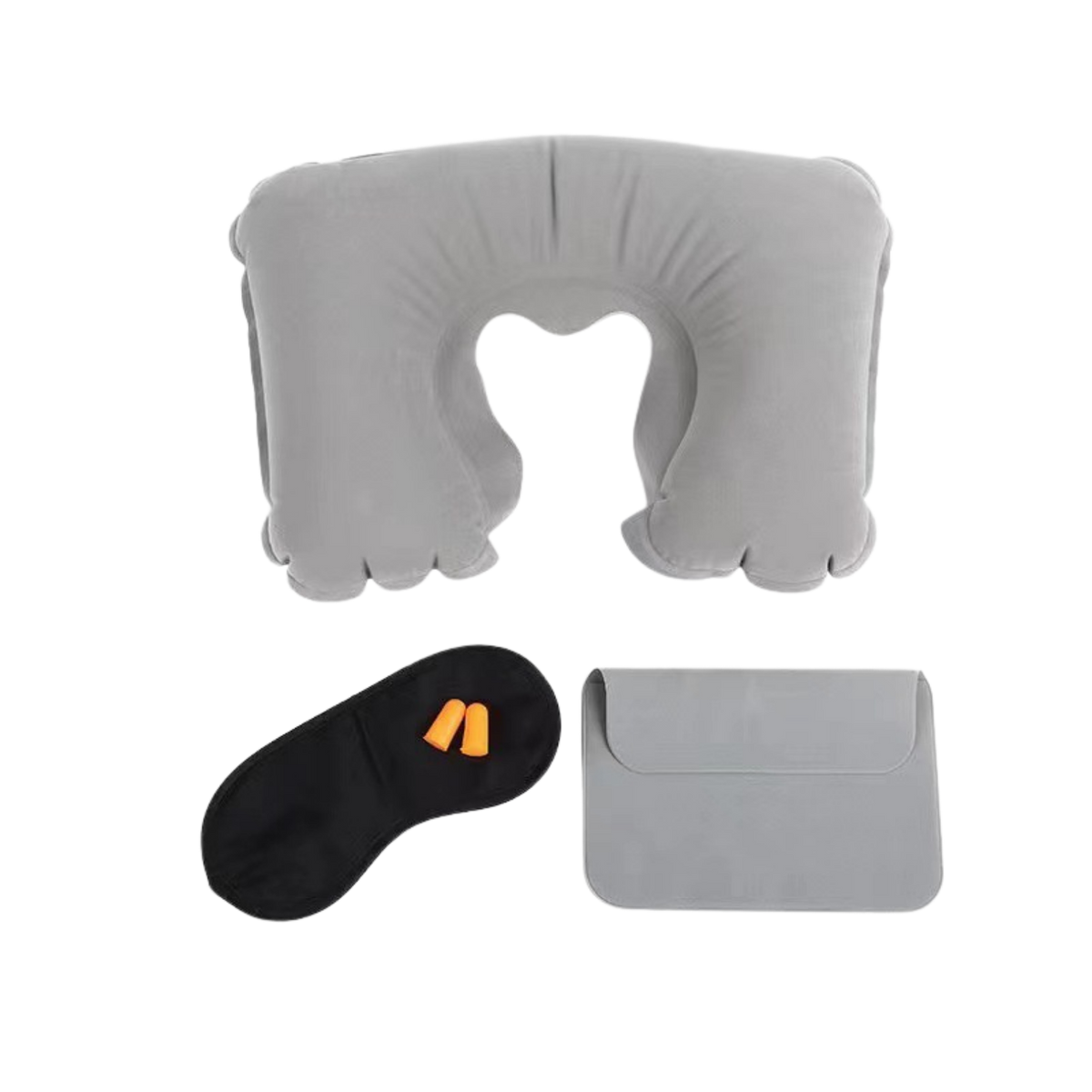 Inflatable Neck Pillow w/ Eye Mask (Deliver in 4-6 weeks)