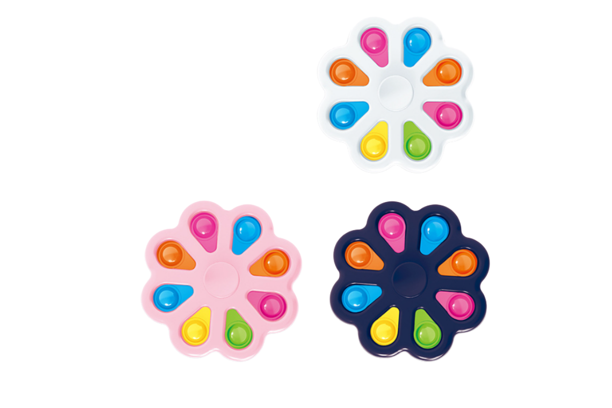 Flower Shape Spinning Fidget Toy Pop It