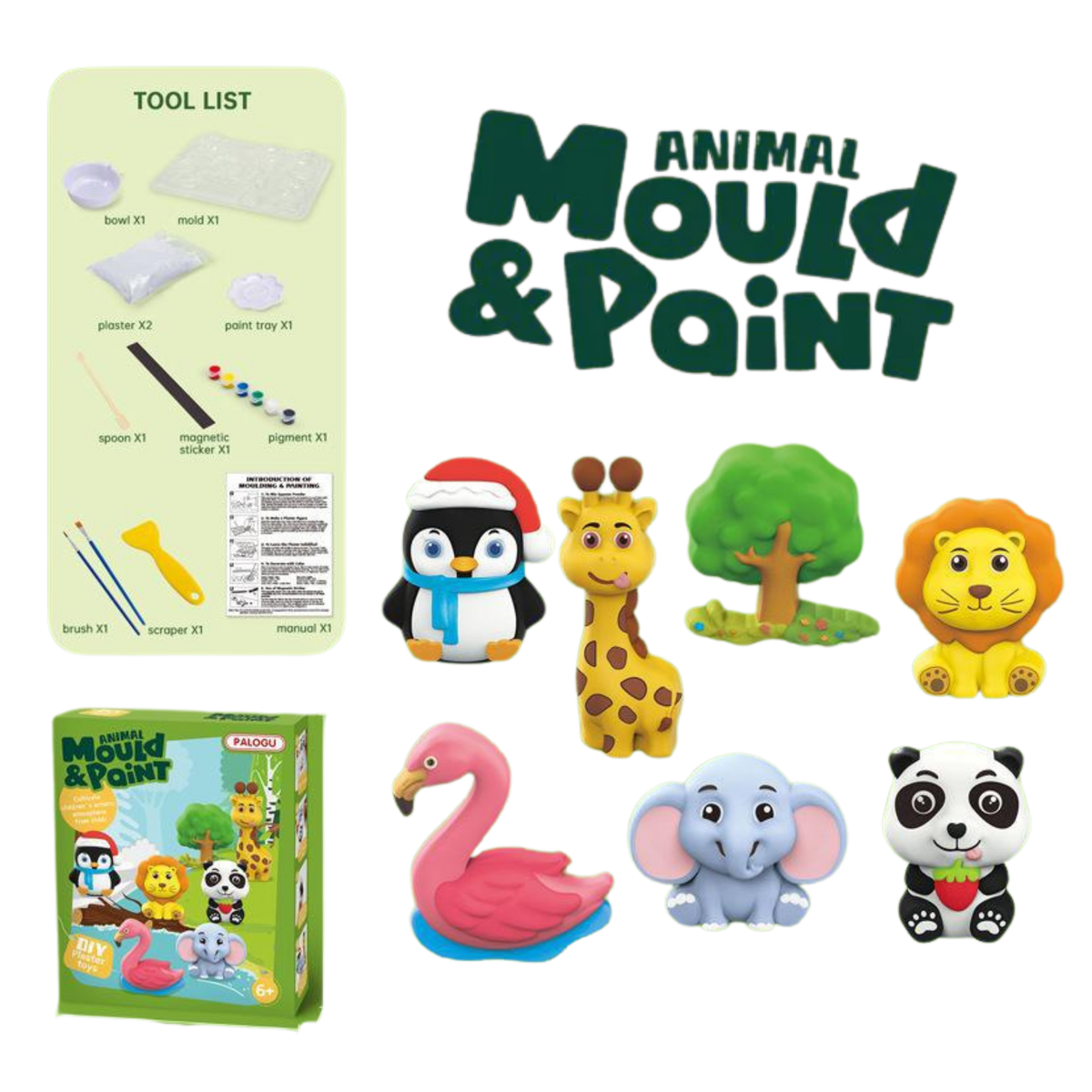 DIY Animal Mould & Paint Kit