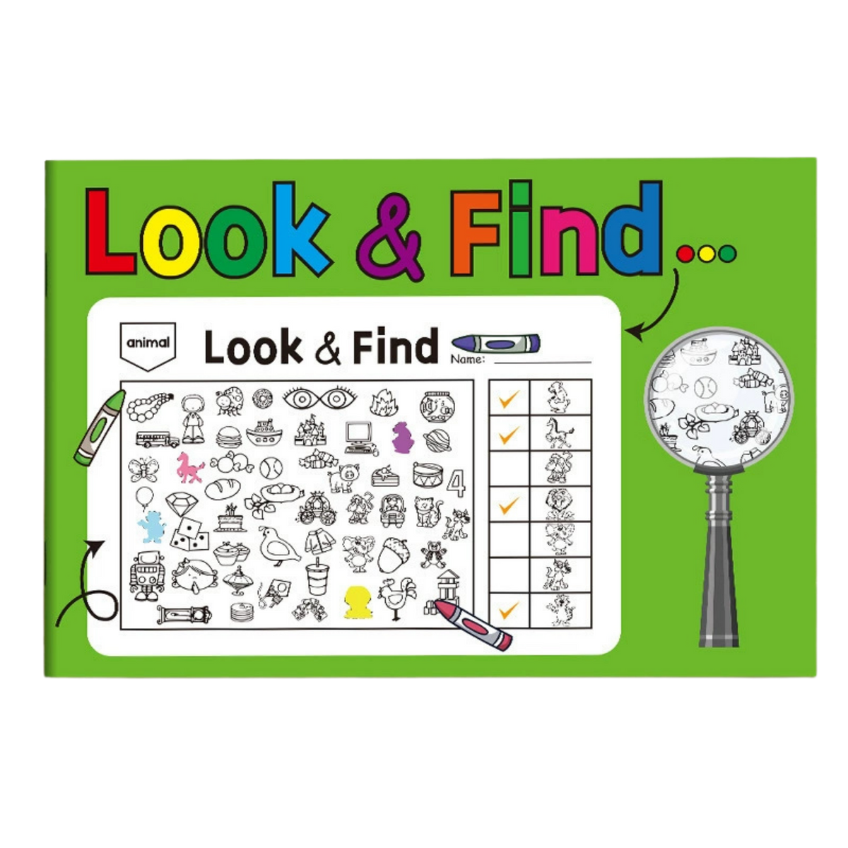 Spot the Difference Colouring Book