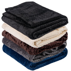 Soft Waffle Fleece Bulk Blankets 50" x 60" (250 GSM)