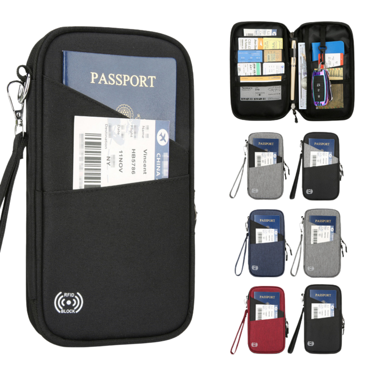 RFID Passport Storage Bag (Deliver in 4-6 weeks)