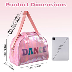 15-Inch Dance Dome Duffel Bag - 3 Color Choices