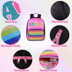 14-Inch Bulk Dance Mini Backpack - 4 Designs
