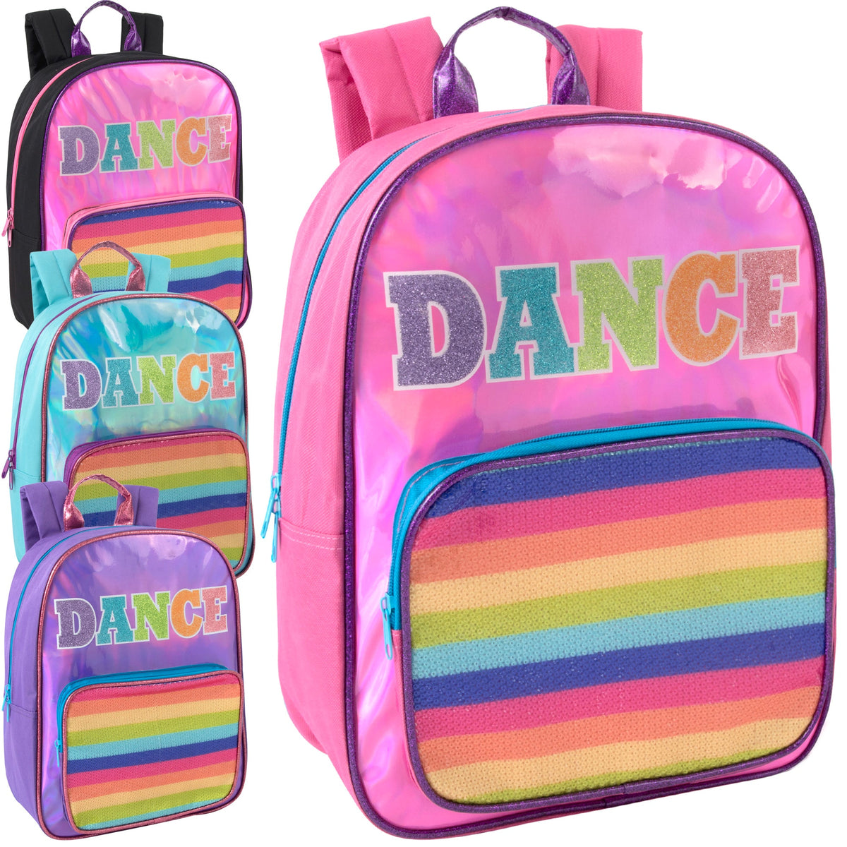 14-Inch Bulk Dance Mini Backpack - 4 Designs
