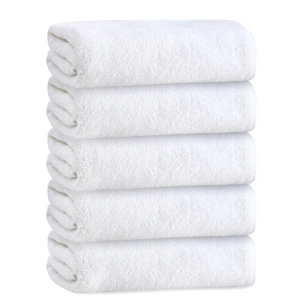 Plush Cotton Bath Towel - White