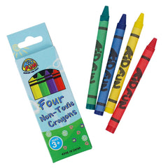 Crayons 3.25" 4 Count (DZ)