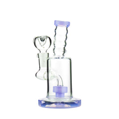 5" Mini Slime Color Water Pipe wth Round Shower and 14mm Male Bowl