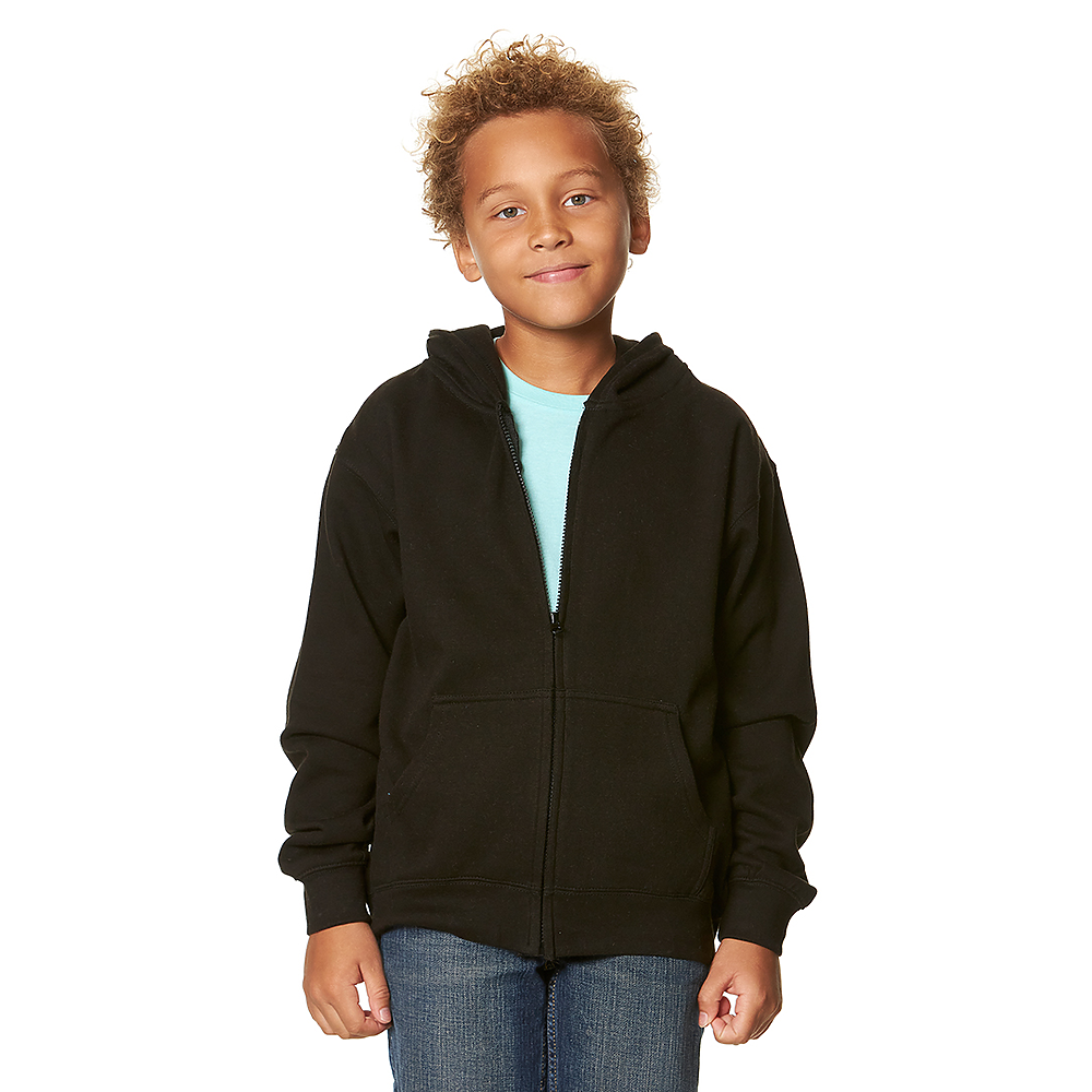 YOUTH MATCHING ZIPPER HOODIE  302 COMFORT FLEECE
