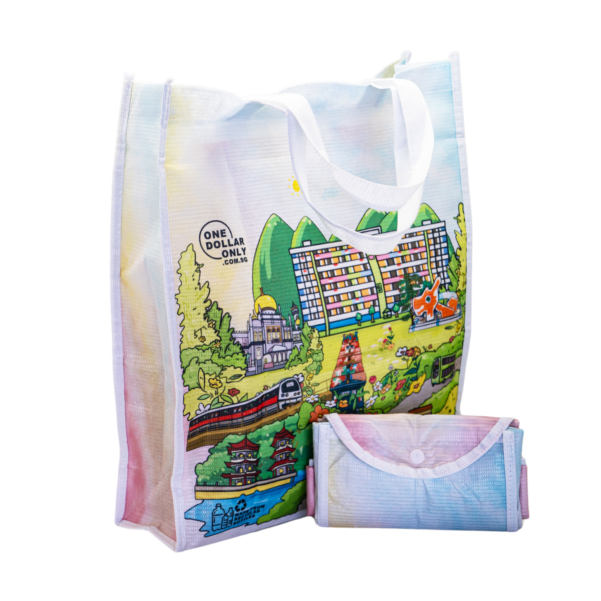 RPET Foldable Tote Bag (Deliver in 4-6 weeks)
