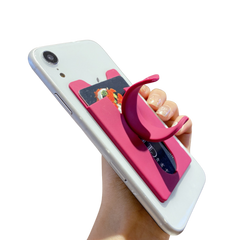 Silicone Phone Stand w/ Cardholder (Deliver in 4-6 weeks)