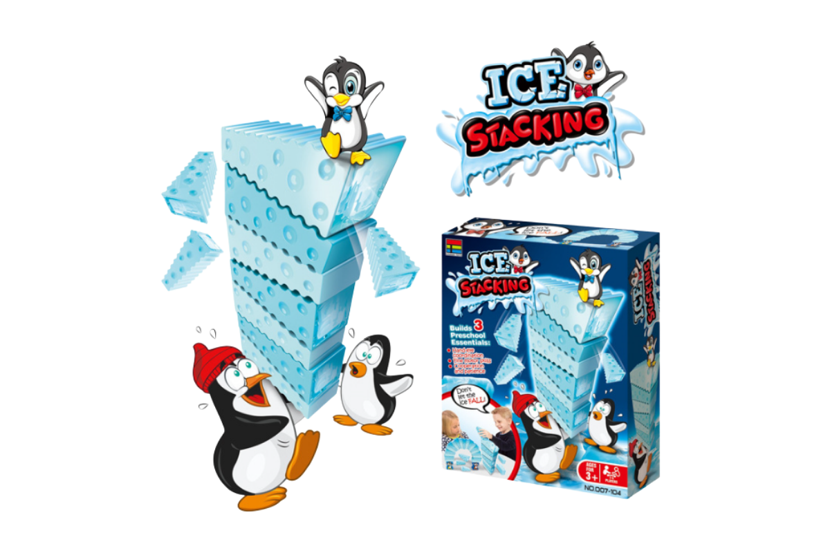 Penguin Ice Stacking Game