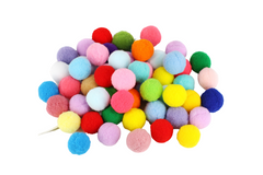 Multi-Colour Polyester Plush Ball