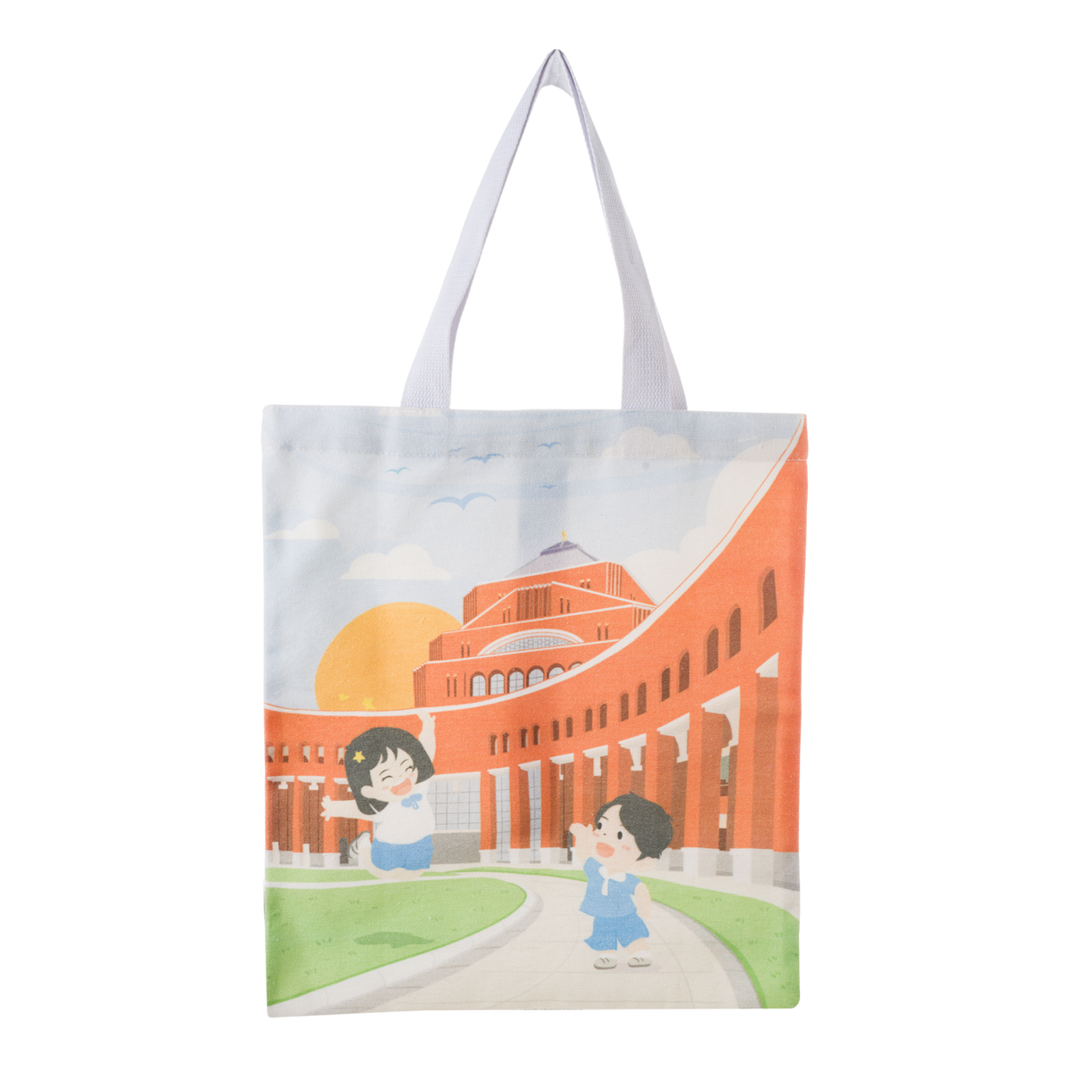 Folding Canvas Bag with Ribbon (Deliver in 4-6 weeks)