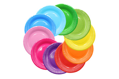 Colourful Paper Plates
