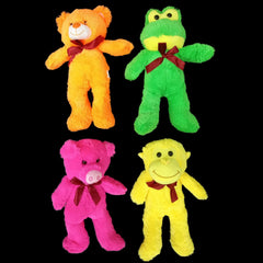 13" Natural Teddy Frog Monkey Plush Assortment