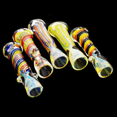 3.5" Multi-Color Glass Chillum One Hitter