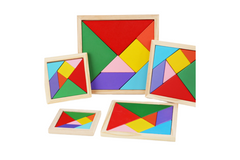14cm Wooden Tangram