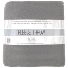 Twin Fleece Bulk Throw Blankets 80" x 60"