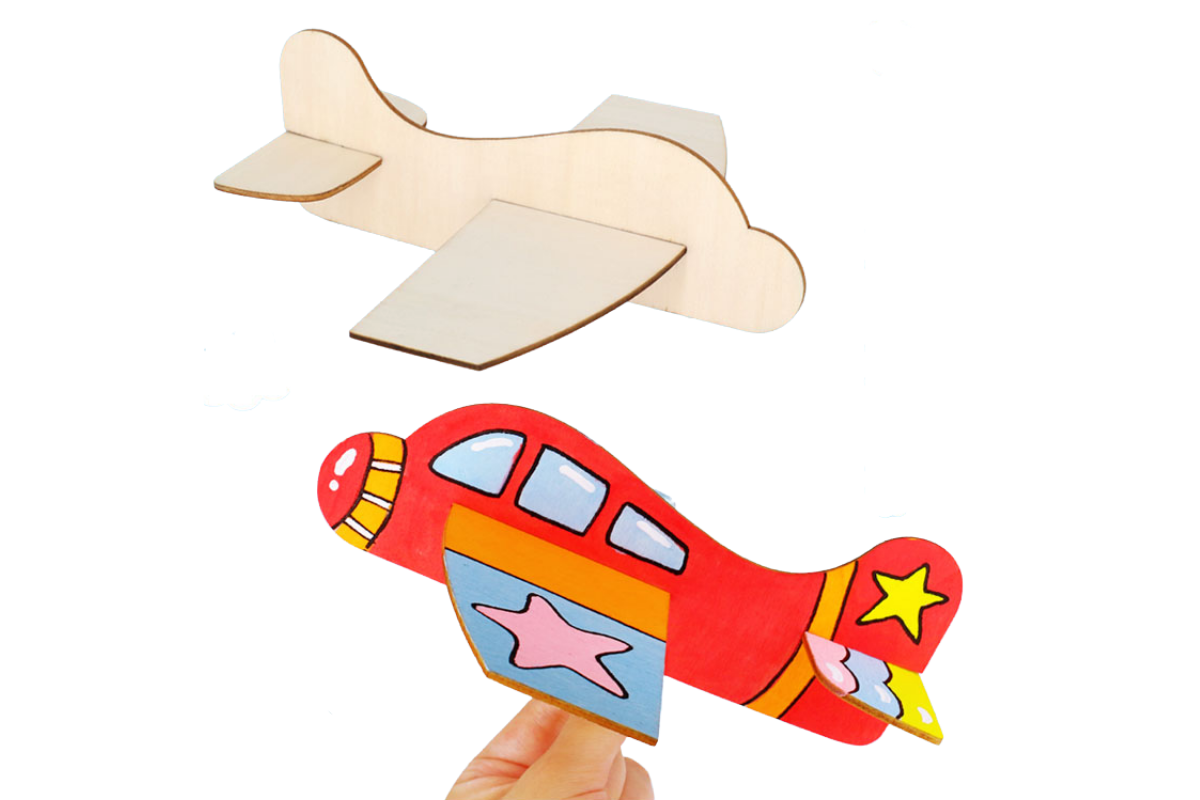 DIY Painting Wooden Plane