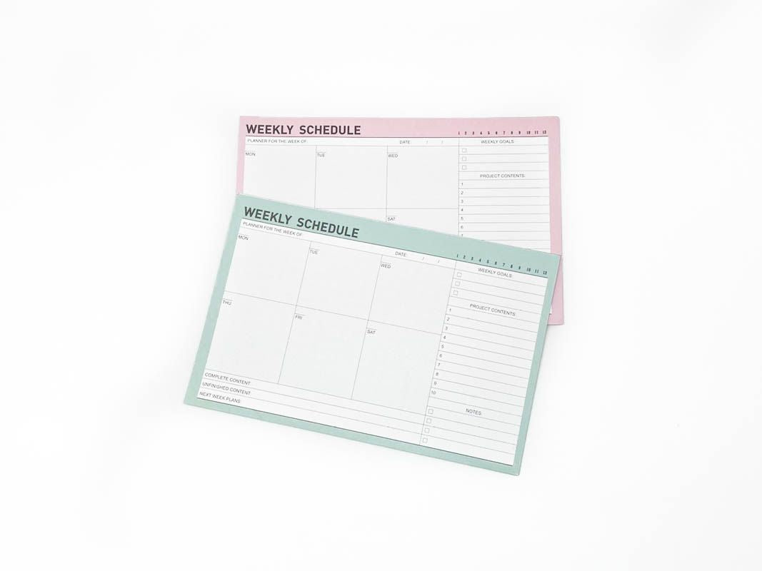 Pastel Theme Weekly Planner
