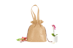 Chinese New Year Solid Colour Non-Woven Drawstring Bag