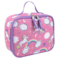 Fridge Pak Printed Lunch Bag - Unicorn Themed (Pink)