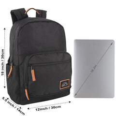 18-Inch Bulk Mountain Edge Deluxe Backpack with Laptop Sleeve - 2 Year Warranty