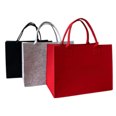 Large Solid Color Felt Tote Bag (Deliver in 4-6 weeks)