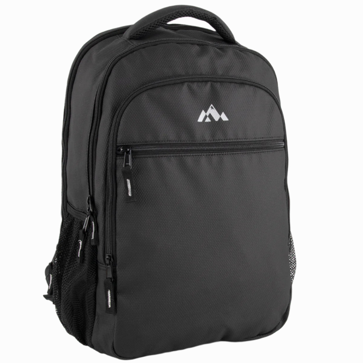 18-inch Bulk Heavy Duty Nailhead Soft Touch Backpack w Laptop Sleeve - Black