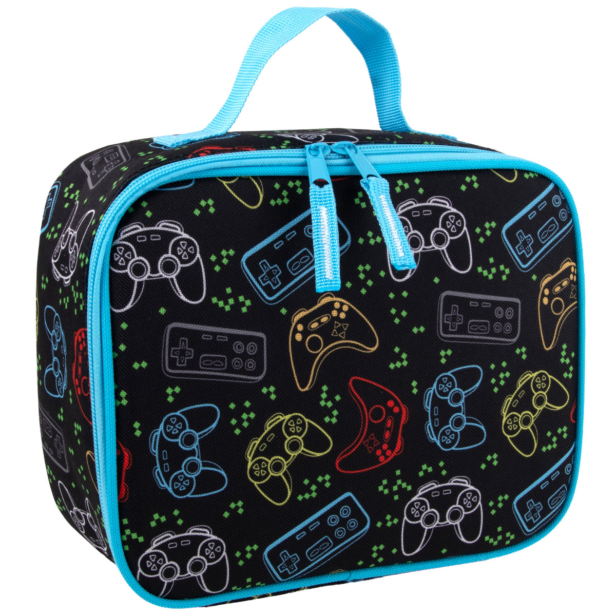Fridge Pak Printed Lunch Bag - Gamer Themed (Blue)