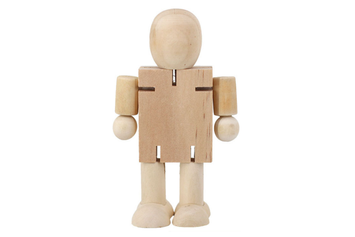 DIY Painting Wooden Doll