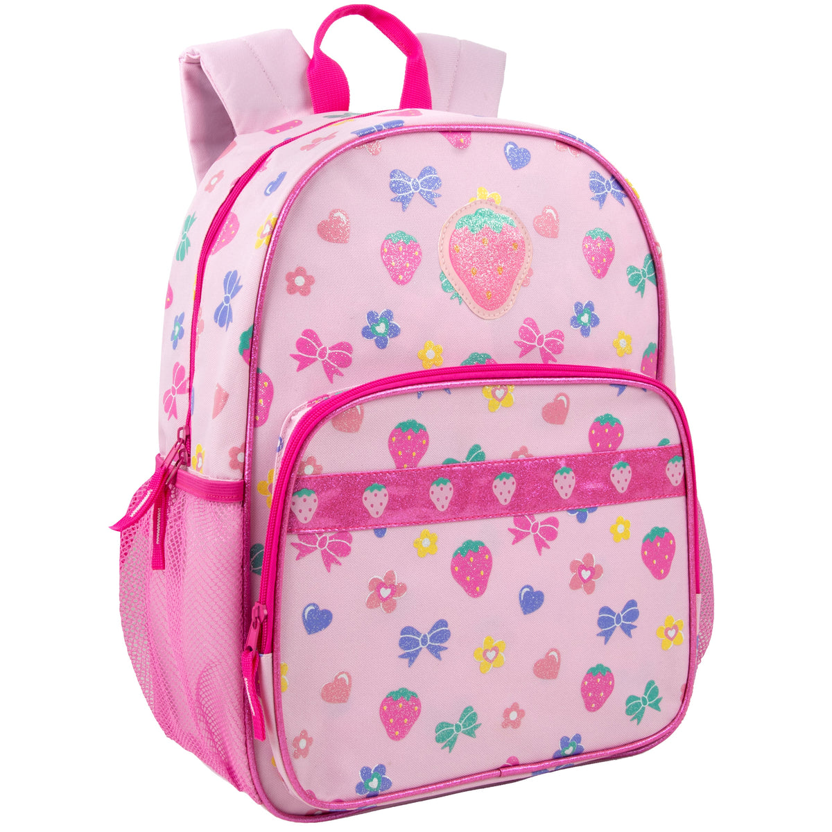 17-Inch Bulk Children's Strawberry Themed Backpack