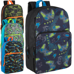 17-inch Bulk Children's Printed Backpack - Assorted Prints